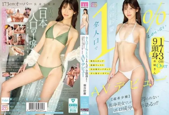 [MIFD-681] 173cm tall beauty with a slim waist and long legs makes her AV debut, featuring a petite A-cup and a unique physique, only 1% of the population shares her height.